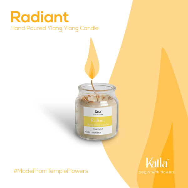 Kalla's Ylang Ylang Radiant Fragrant Candle